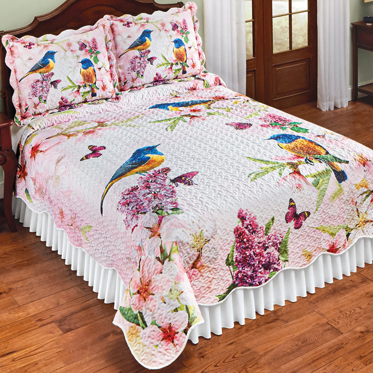Winston Porter Alimatou Pink Microfiber Quilt & Reviews Wayfair